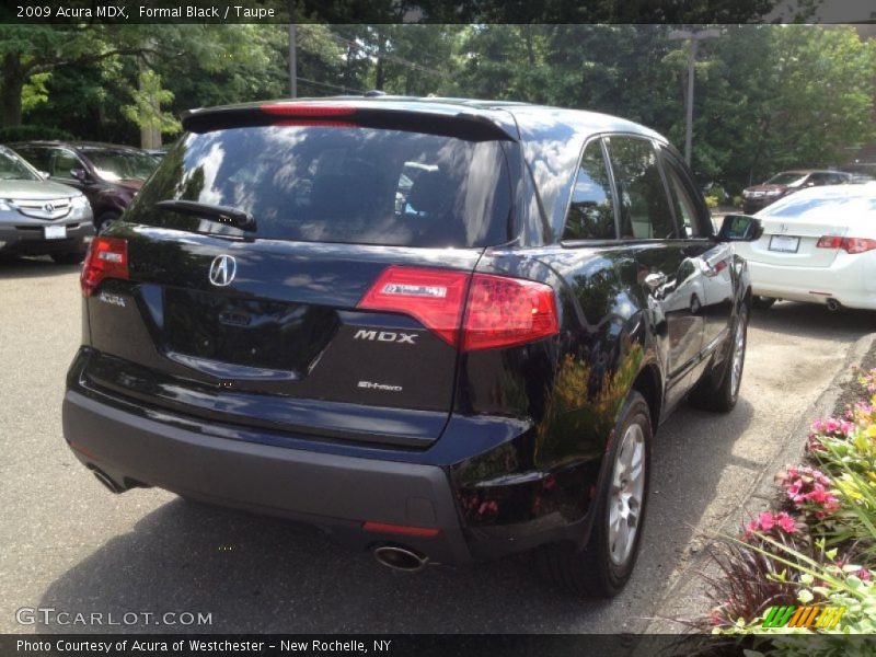 Formal Black / Taupe 2009 Acura MDX