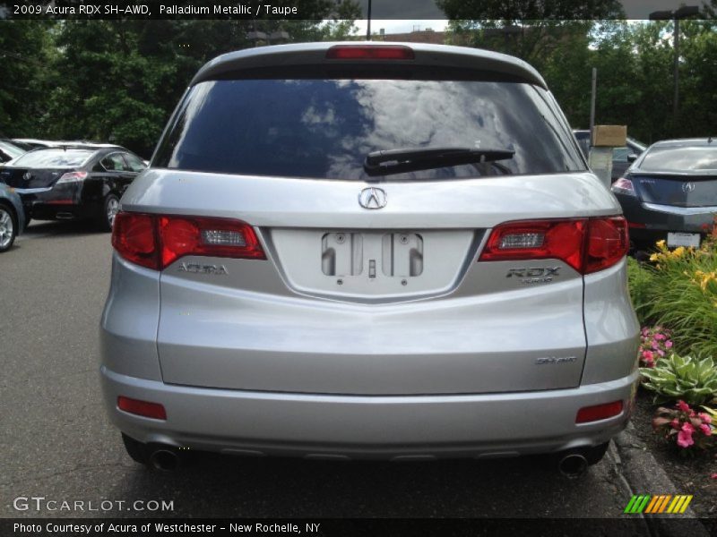 Palladium Metallic / Taupe 2009 Acura RDX SH-AWD