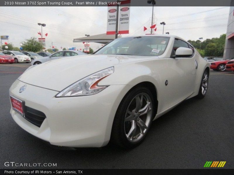 Pearl White / Black Leather 2010 Nissan 370Z Sport Touring Coupe
