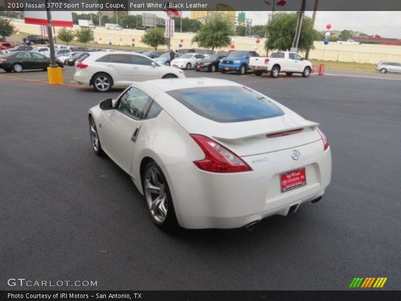 Pearl White / Black Leather 2010 Nissan 370Z Sport Touring Coupe