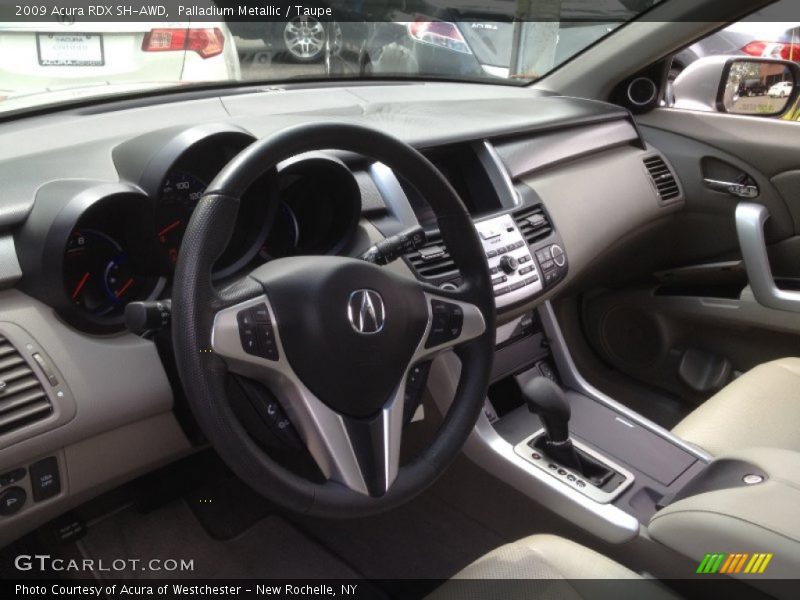 Palladium Metallic / Taupe 2009 Acura RDX SH-AWD