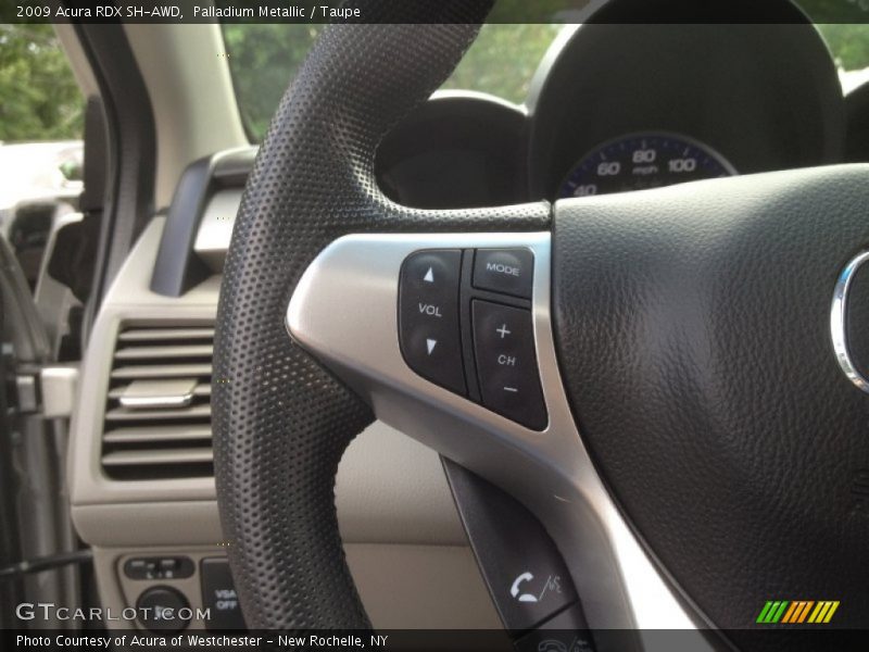 Palladium Metallic / Taupe 2009 Acura RDX SH-AWD