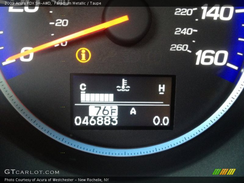 Palladium Metallic / Taupe 2009 Acura RDX SH-AWD