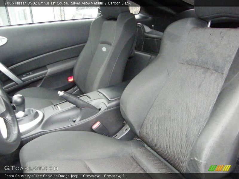 Silver Alloy Metallic / Carbon Black 2006 Nissan 350Z Enthusiast Coupe