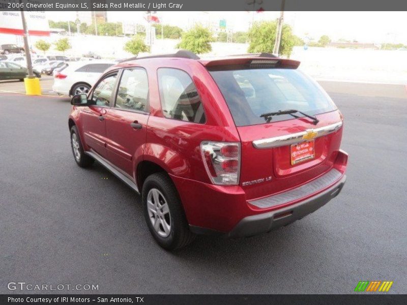 Salsa Red Metallic / Light Gray 2006 Chevrolet Equinox LS