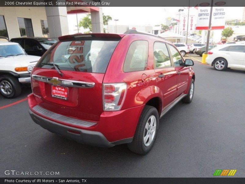 Salsa Red Metallic / Light Gray 2006 Chevrolet Equinox LS