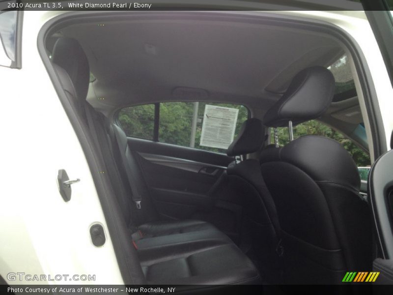 White Diamond Pearl / Ebony 2010 Acura TL 3.5