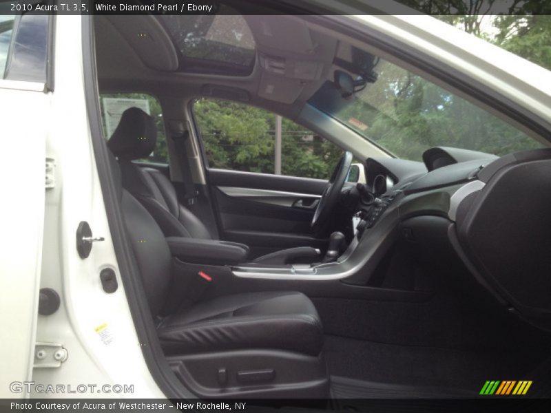 White Diamond Pearl / Ebony 2010 Acura TL 3.5