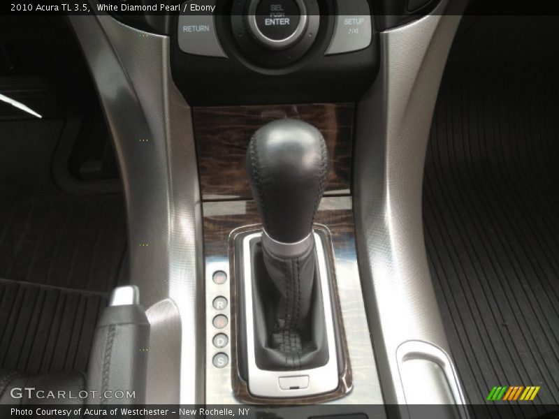 White Diamond Pearl / Ebony 2010 Acura TL 3.5