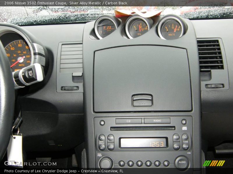 Silver Alloy Metallic / Carbon Black 2006 Nissan 350Z Enthusiast Coupe