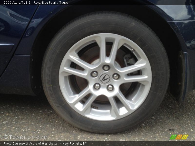 Royal Blue Pearl / Taupe 2009 Acura TL 3.5