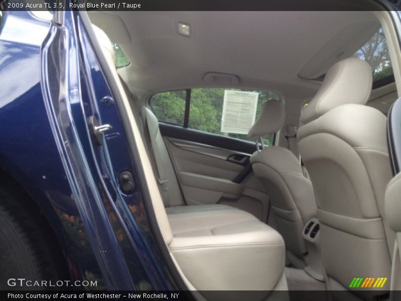 Royal Blue Pearl / Taupe 2009 Acura TL 3.5