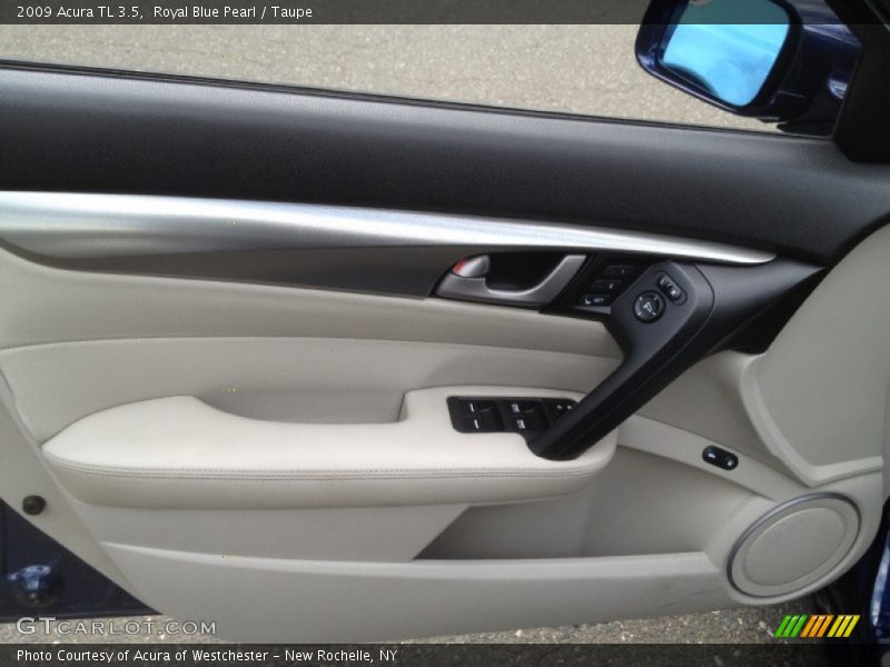 Royal Blue Pearl / Taupe 2009 Acura TL 3.5