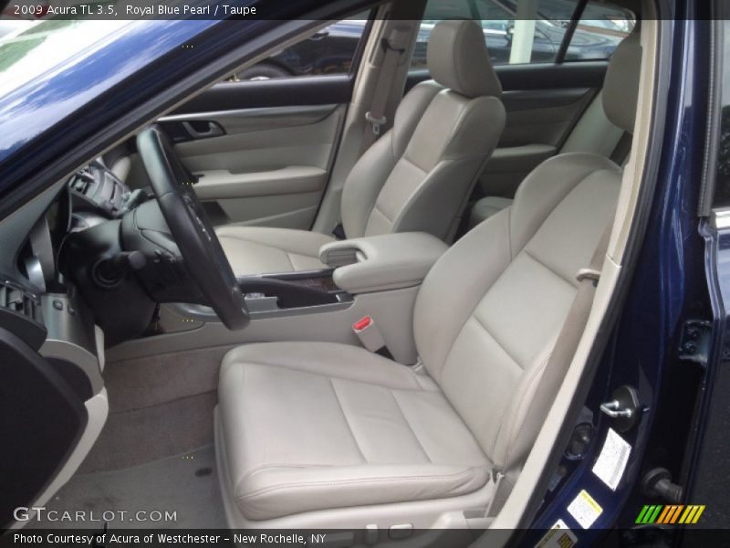 Royal Blue Pearl / Taupe 2009 Acura TL 3.5