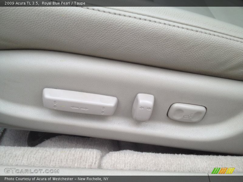 Royal Blue Pearl / Taupe 2009 Acura TL 3.5