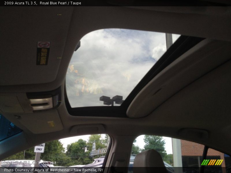 Royal Blue Pearl / Taupe 2009 Acura TL 3.5