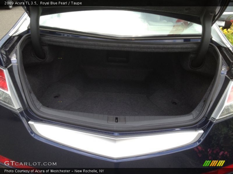 Royal Blue Pearl / Taupe 2009 Acura TL 3.5