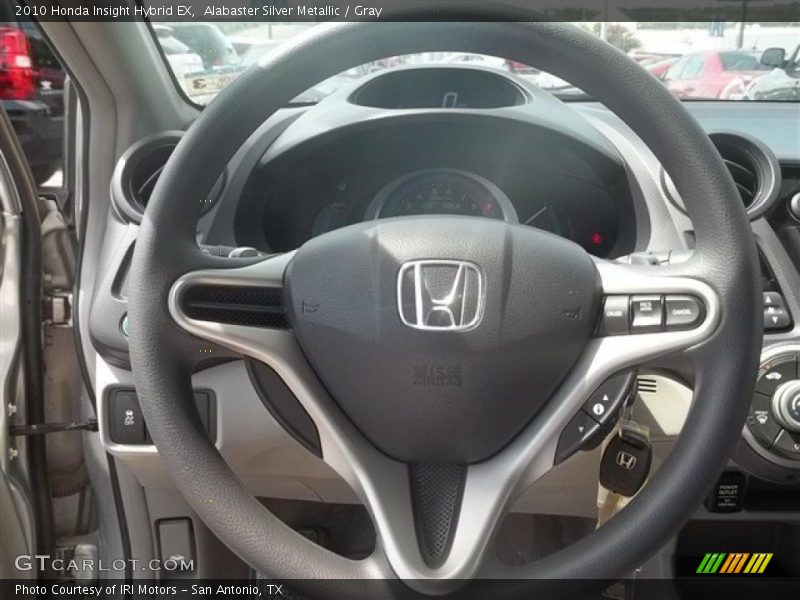 Alabaster Silver Metallic / Gray 2010 Honda Insight Hybrid EX