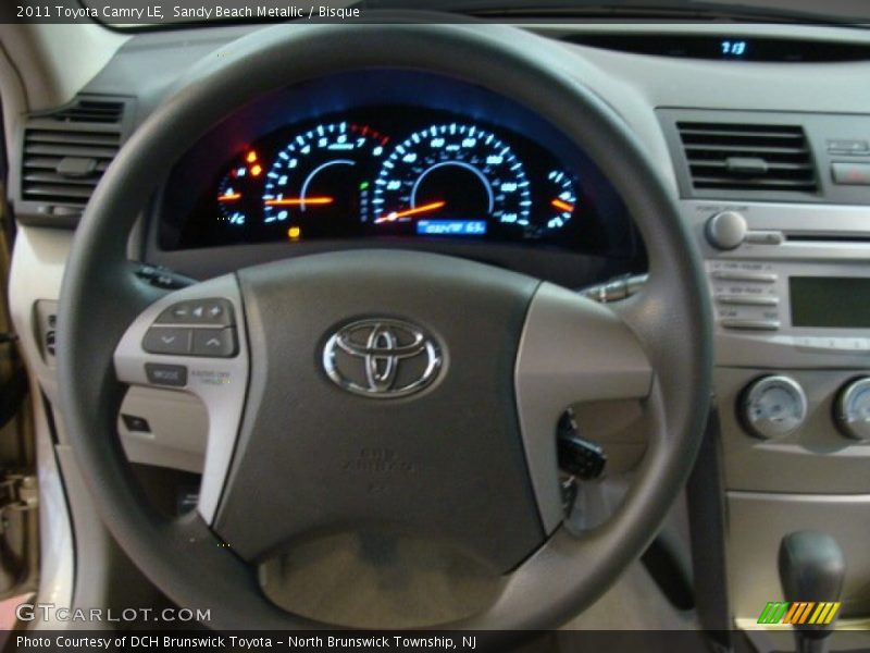 Sandy Beach Metallic / Bisque 2011 Toyota Camry LE
