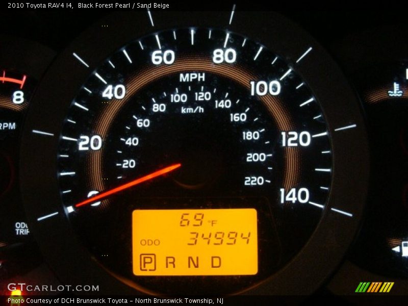 Black Forest Pearl / Sand Beige 2010 Toyota RAV4 I4