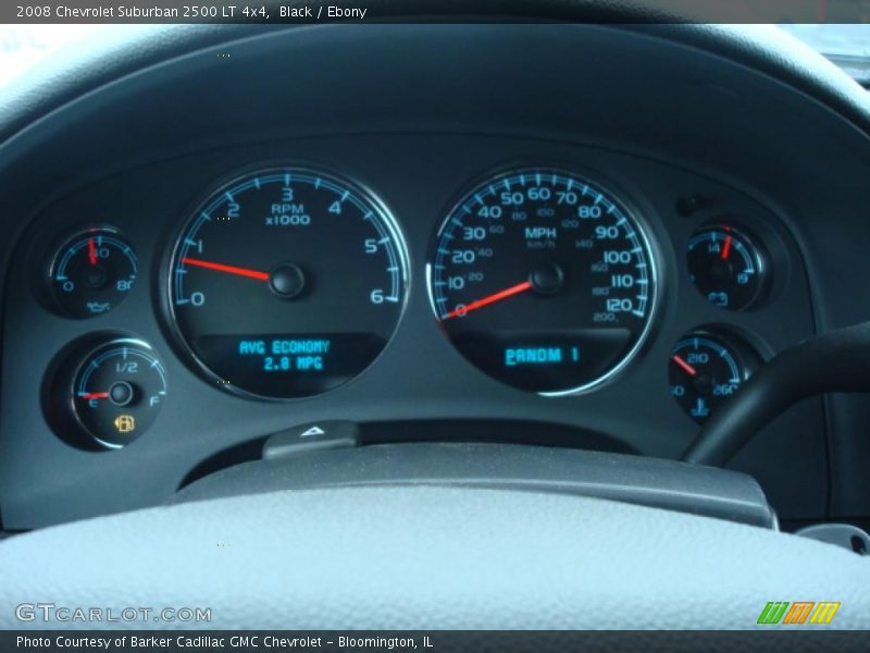 Black / Ebony 2008 Chevrolet Suburban 2500 LT 4x4