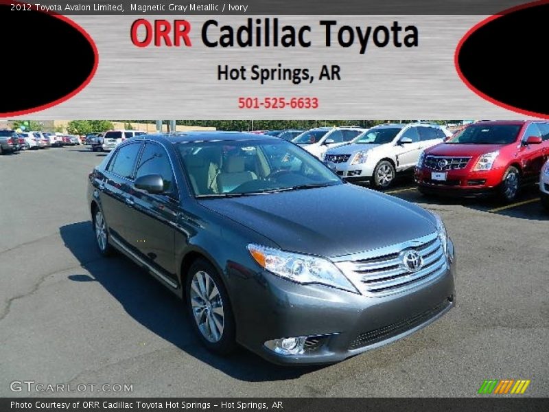 Magnetic Gray Metallic / Ivory 2012 Toyota Avalon Limited