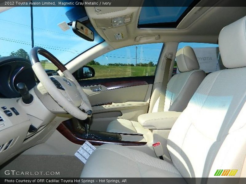 Magnetic Gray Metallic / Ivory 2012 Toyota Avalon Limited