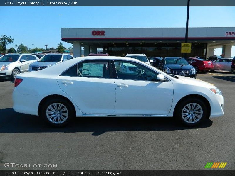 Super White / Ash 2012 Toyota Camry LE