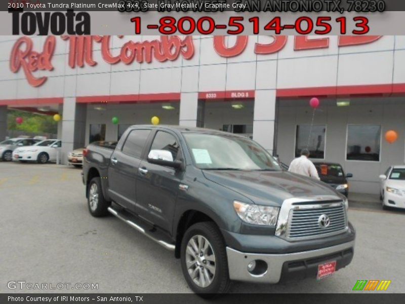 Slate Gray Metallic / Graphite Gray 2010 Toyota Tundra Platinum CrewMax 4x4