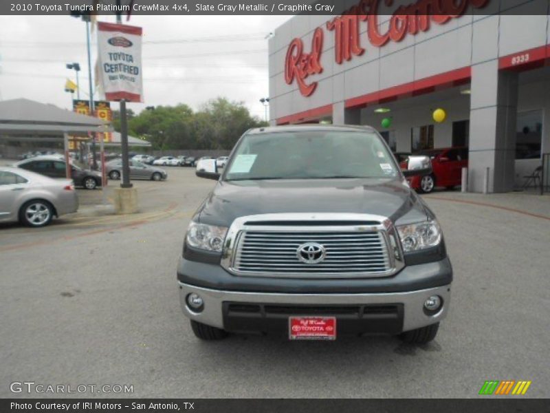 Slate Gray Metallic / Graphite Gray 2010 Toyota Tundra Platinum CrewMax 4x4