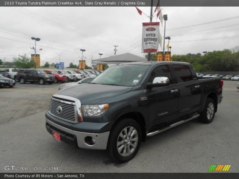 Slate Gray Metallic / Graphite Gray 2010 Toyota Tundra Platinum CrewMax 4x4