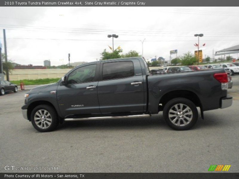 Slate Gray Metallic / Graphite Gray 2010 Toyota Tundra Platinum CrewMax 4x4