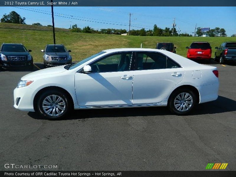 Super White / Ash 2012 Toyota Camry LE