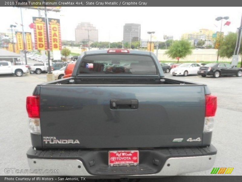 Slate Gray Metallic / Graphite Gray 2010 Toyota Tundra Platinum CrewMax 4x4
