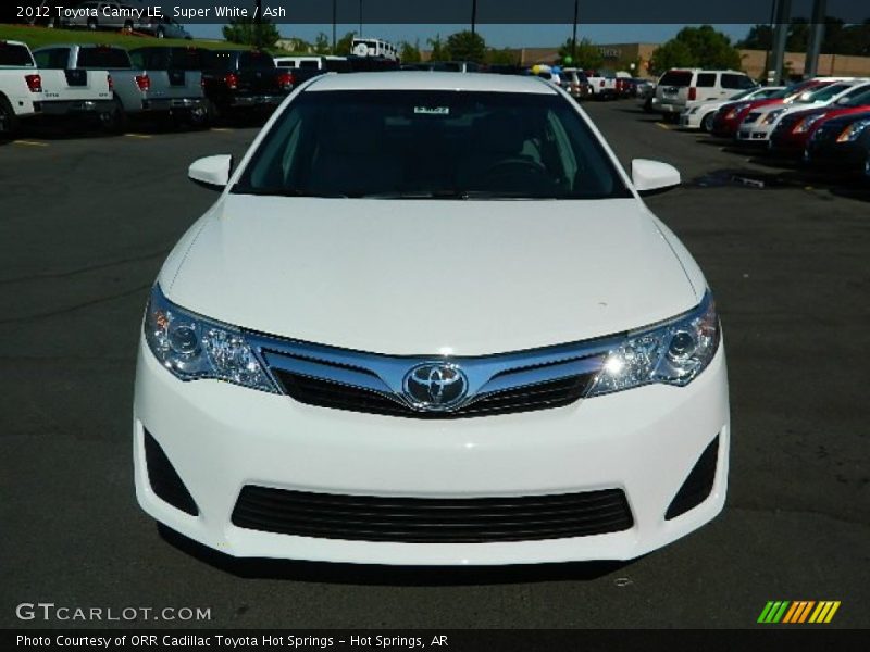 Super White / Ash 2012 Toyota Camry LE