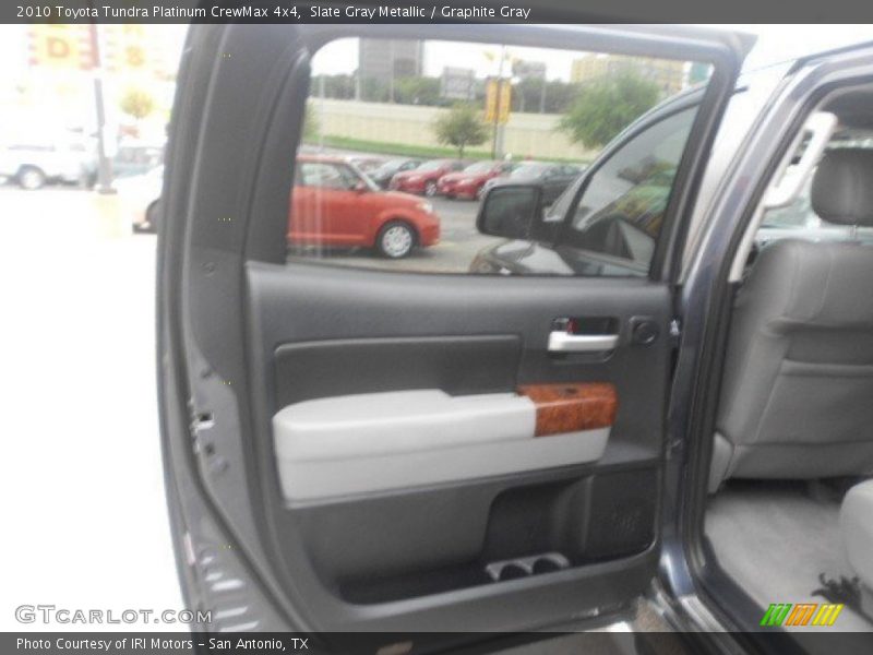 Slate Gray Metallic / Graphite Gray 2010 Toyota Tundra Platinum CrewMax 4x4