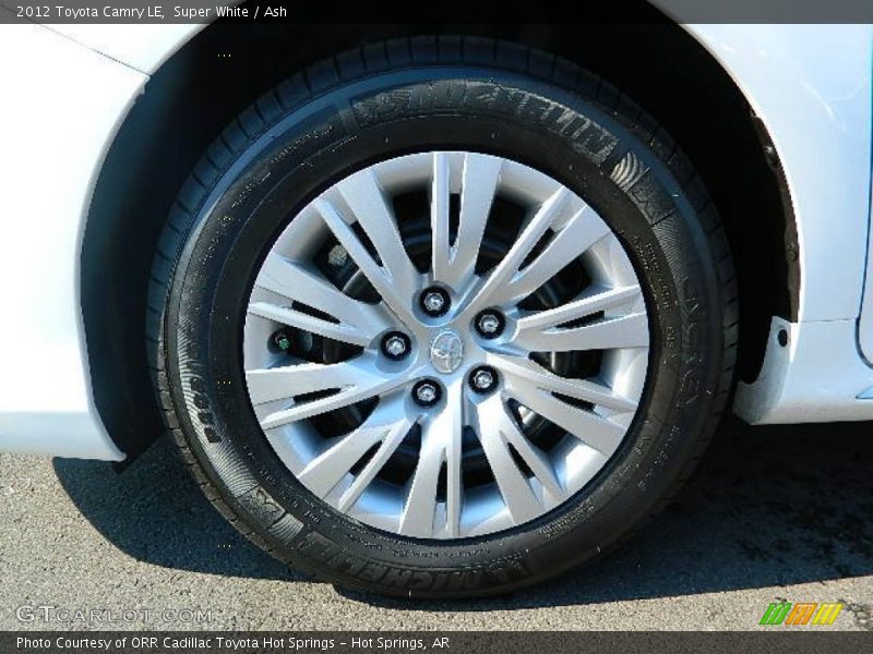 Super White / Ash 2012 Toyota Camry LE