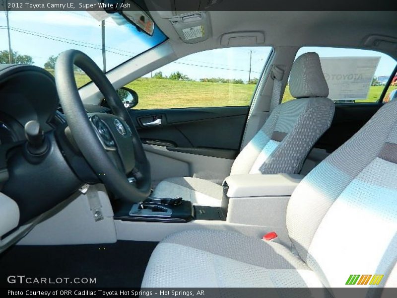 Super White / Ash 2012 Toyota Camry LE
