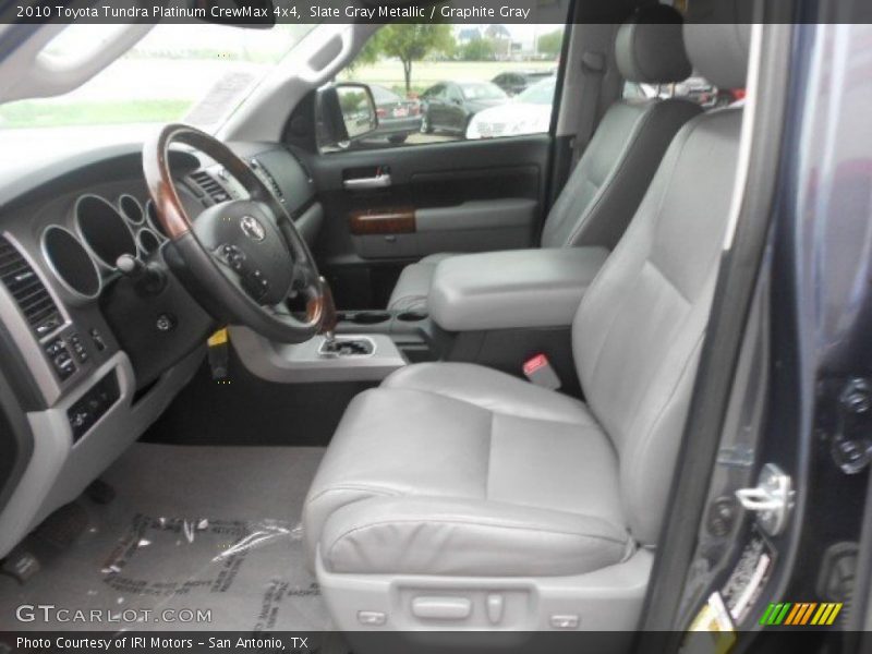 Slate Gray Metallic / Graphite Gray 2010 Toyota Tundra Platinum CrewMax 4x4