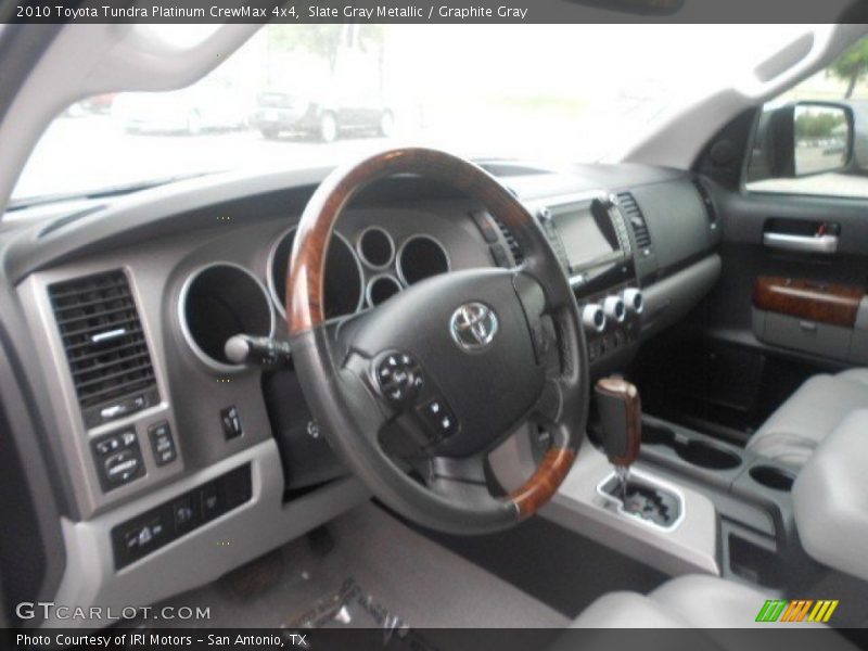Slate Gray Metallic / Graphite Gray 2010 Toyota Tundra Platinum CrewMax 4x4