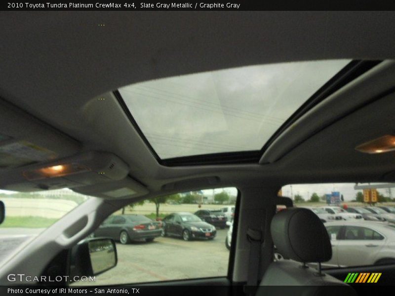 Slate Gray Metallic / Graphite Gray 2010 Toyota Tundra Platinum CrewMax 4x4