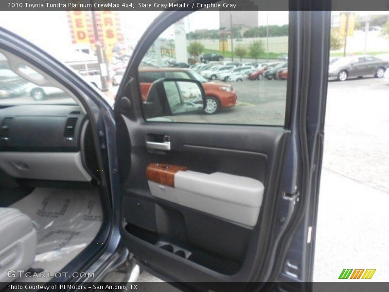 Slate Gray Metallic / Graphite Gray 2010 Toyota Tundra Platinum CrewMax 4x4