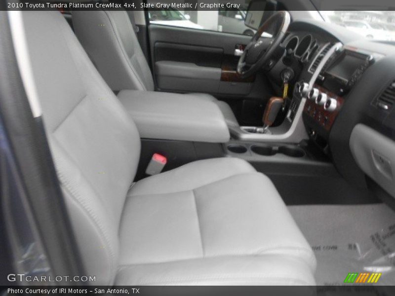 Slate Gray Metallic / Graphite Gray 2010 Toyota Tundra Platinum CrewMax 4x4