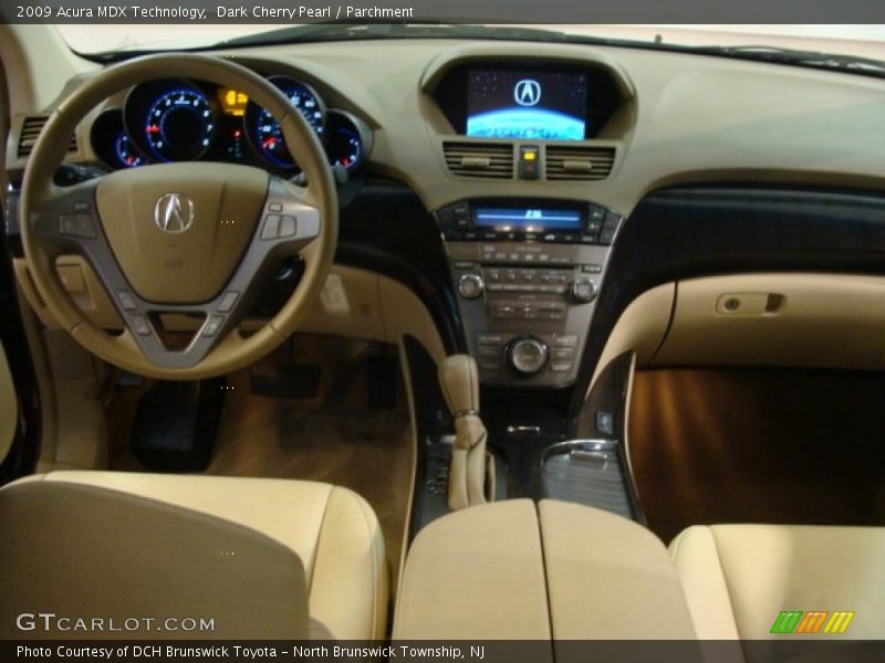Dark Cherry Pearl / Parchment 2009 Acura MDX Technology
