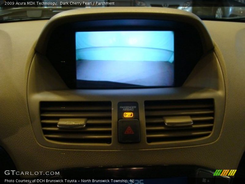 Dark Cherry Pearl / Parchment 2009 Acura MDX Technology