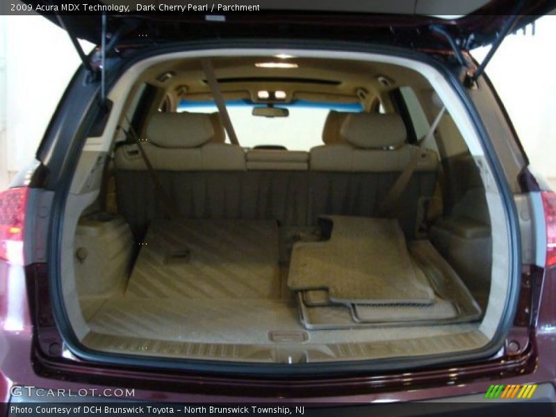 Dark Cherry Pearl / Parchment 2009 Acura MDX Technology
