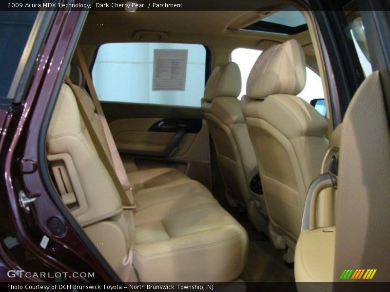 Dark Cherry Pearl / Parchment 2009 Acura MDX Technology