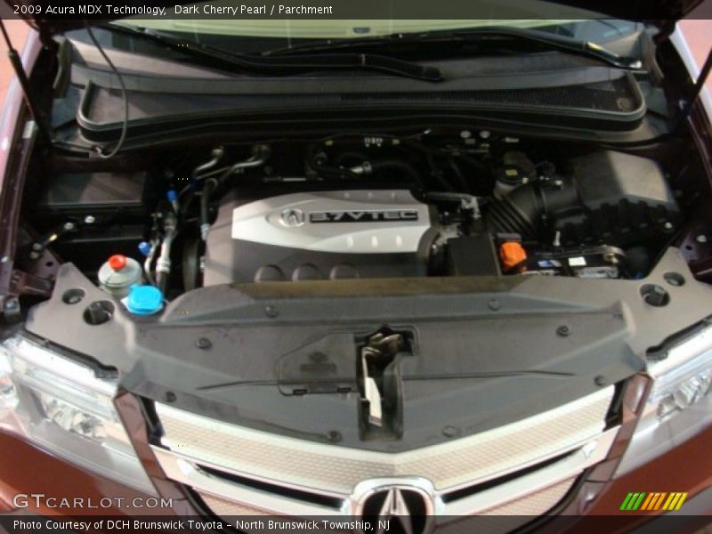 Dark Cherry Pearl / Parchment 2009 Acura MDX Technology