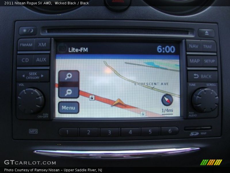 Wicked Black / Black 2011 Nissan Rogue SV AWD