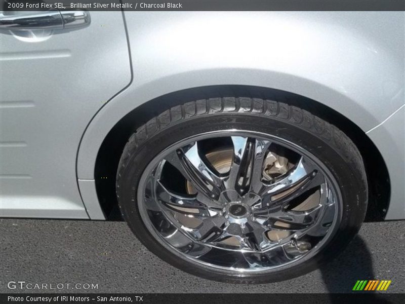 Brilliant Silver Metallic / Charcoal Black 2009 Ford Flex SEL